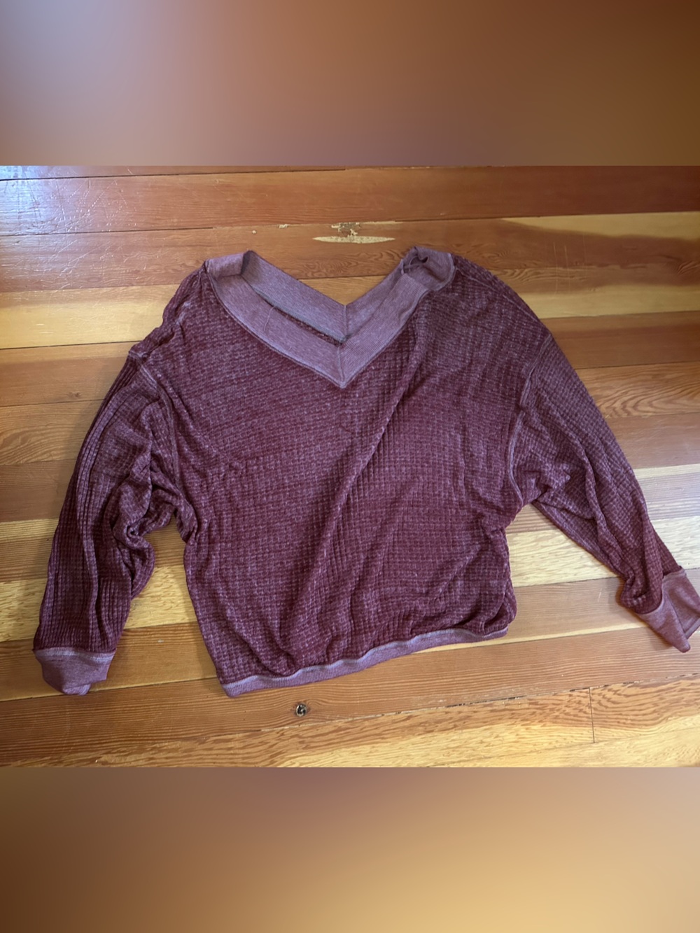 We the free slouchy boho knit top